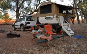 Camping im freien Australien