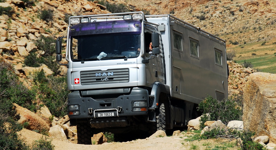 Actionmobil Robusto traveling in Mongolia